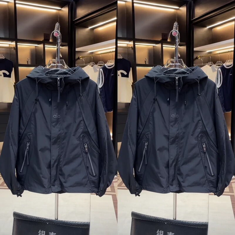 supercolor【连帽休闲夹克】25ss//新款百搭休闲线条夹克外套 Z|undefined