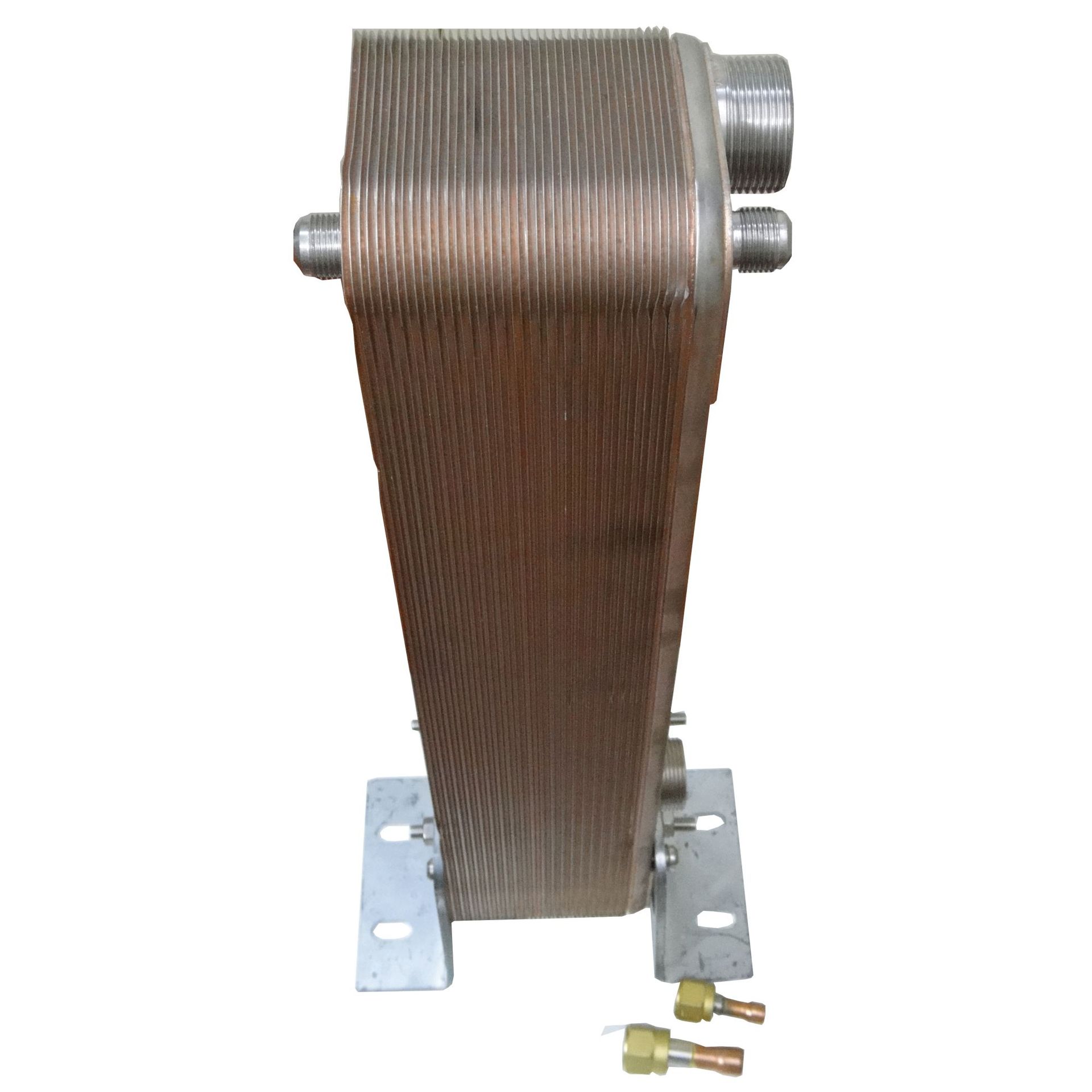 77+77kBTU双独立氟循环蒸发器总成用于JT265DA-Y涡旋压缩机冷水机