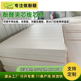 厂家批发酚醛夹芯板防潮耐用宾馆门防火填充芯隔音木门填充门芯板