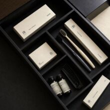 新中式极简酒店一次性软毛牙刷带牙膏洗漱套装民宿客房洗发水套装