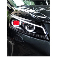 适用于适用于08-13款八代雅阁大灯总成改装LED透镜日行灯流水转向