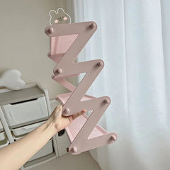 Xiaohong book style folding shoe rack door storage ins home small dormitory children's literary baby simple shoe rack