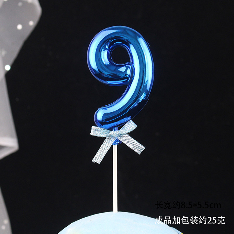 Decoración digital para pasteles 0-9, 3D oro/rosa, inserto para cumpleaños – Mayorista de Yiwu image 32