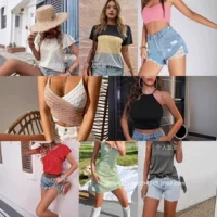 2025 новая трансграничная быстрая мода shein бренд смешанный женский летний shein завод прямых продаж оптовая продажа