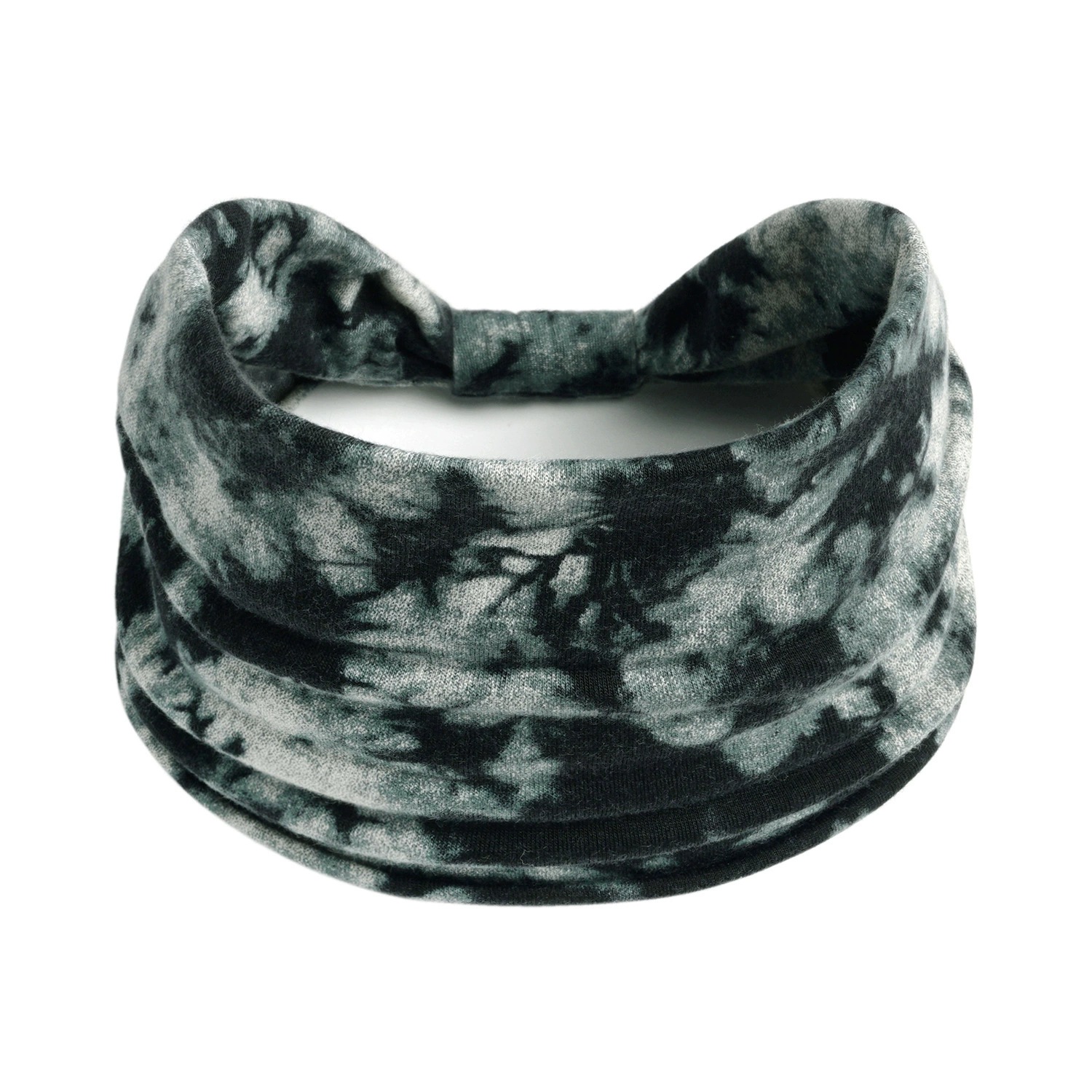 Europa y América nueva impresión elástica deportiva correa de cabello damas banda ancha correa de cabello turbante retrógrado joyas para el cabello de yoga