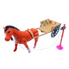 Electric pony, rotating realistic toy for boys and girls