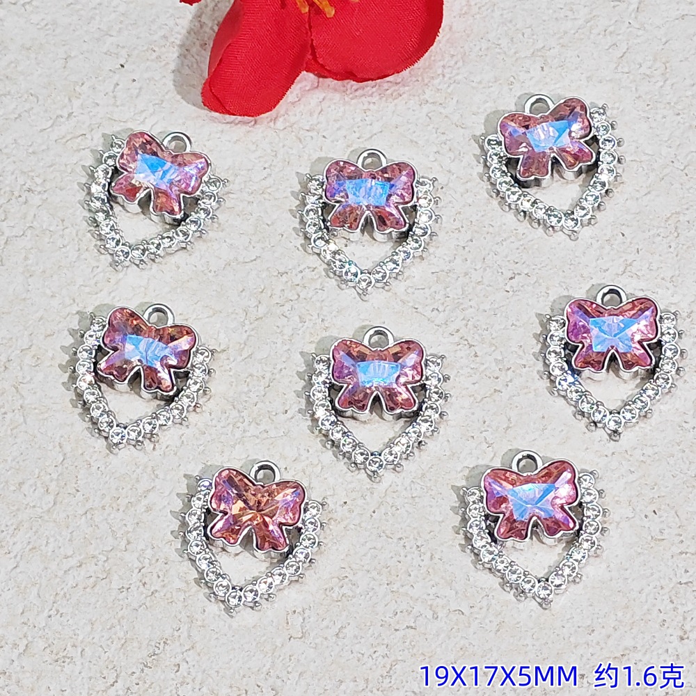 Exquisitos accesorios de joyería colgante de diamante de alta protección ultravioleta al por mayor collar DIY artesanal colgante de materiales de ropa de pulsera
