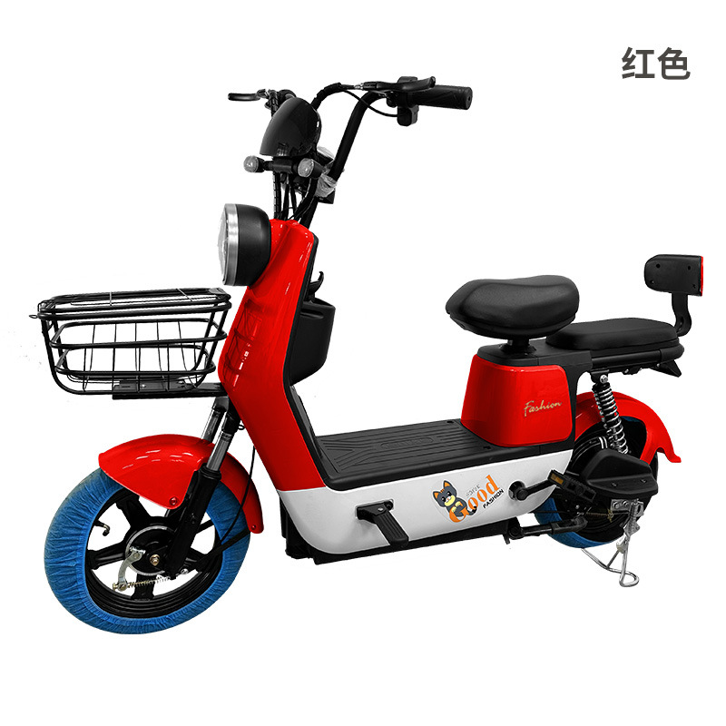 Transfronterizos dedicados a la nueva bicicleta eléctrica estándar nacional 48V de dos ruedas eléctricas de doble motocicleta eléctrica pequeña batería de automóviles