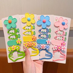 子供の雲ヘアピン 2024 新しい女の子ニンジンヘアピンサイドヘアピン少女前髪クリップ頭飾り