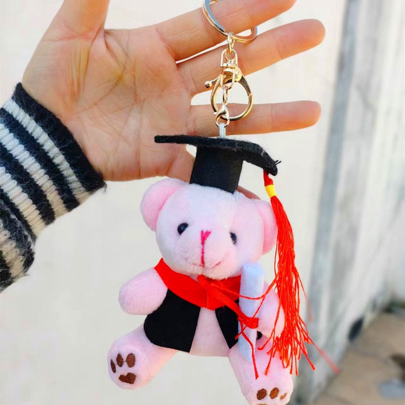 Nuevo doctor oso Peluche de juguete colgante graduación oso muñeca bolsa accesorios oso graduación regalo conmemorativo