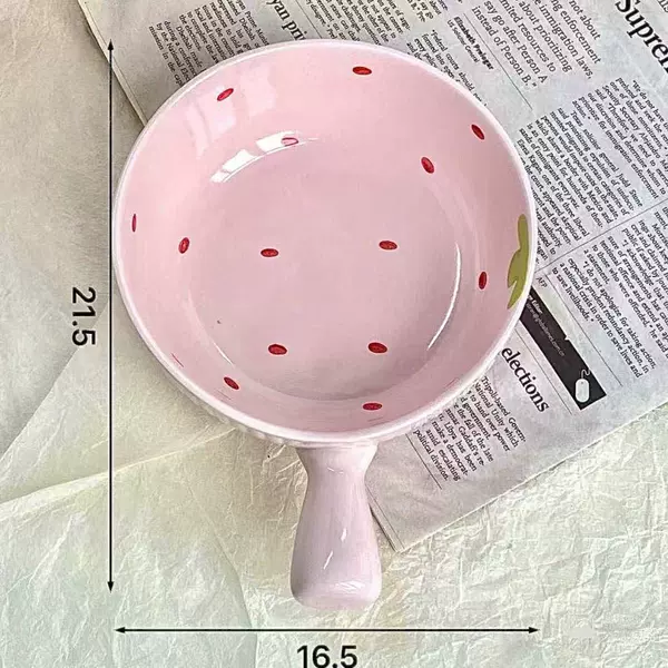 Fuchsia strawberry, handle