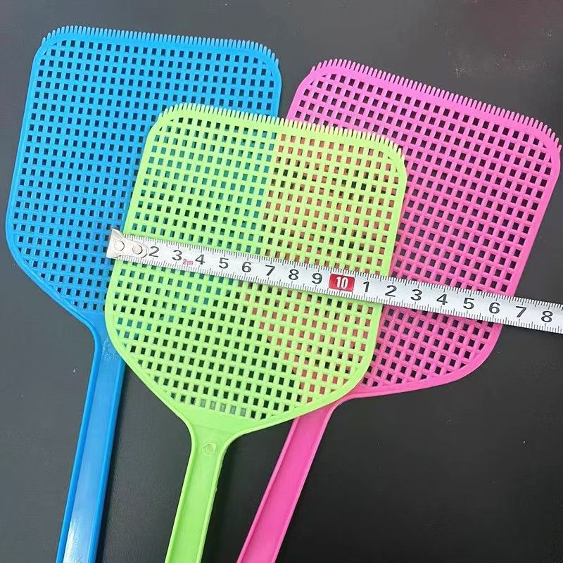 ハエたたき厚みのあるメッシュプラスチックハエたたき夏家庭用耐久性のある蚊たたき延長ハンドルハエたたき|undefined