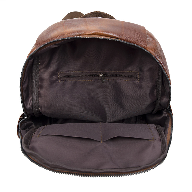 Comercio exterior al por mayor 2023 nuevo estilo casual señoras PU mochila de viaje al aire libre retro de moda mochila escolar de estudiante