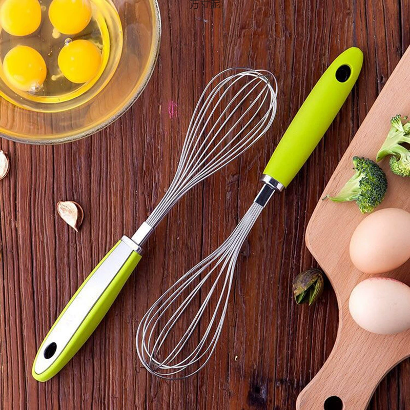 Ручной венчик для взбивания яиц из нержавеющей стали 304, инструменты для выпечки, бытовой венчик для крема, теста, заводской венчик для яиц