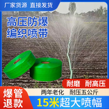 绿编织水带农用灌溉滴灌带微喷带2寸3寸三4寸防爆高压浇地喷灌带