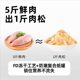 Meat Floss, Egg Yolk, Chicken, Meat Floss, Cat Food Companion Nutrition, Fattening Cat Bibimbap, Pet Freeze-Dried Cat Snacks