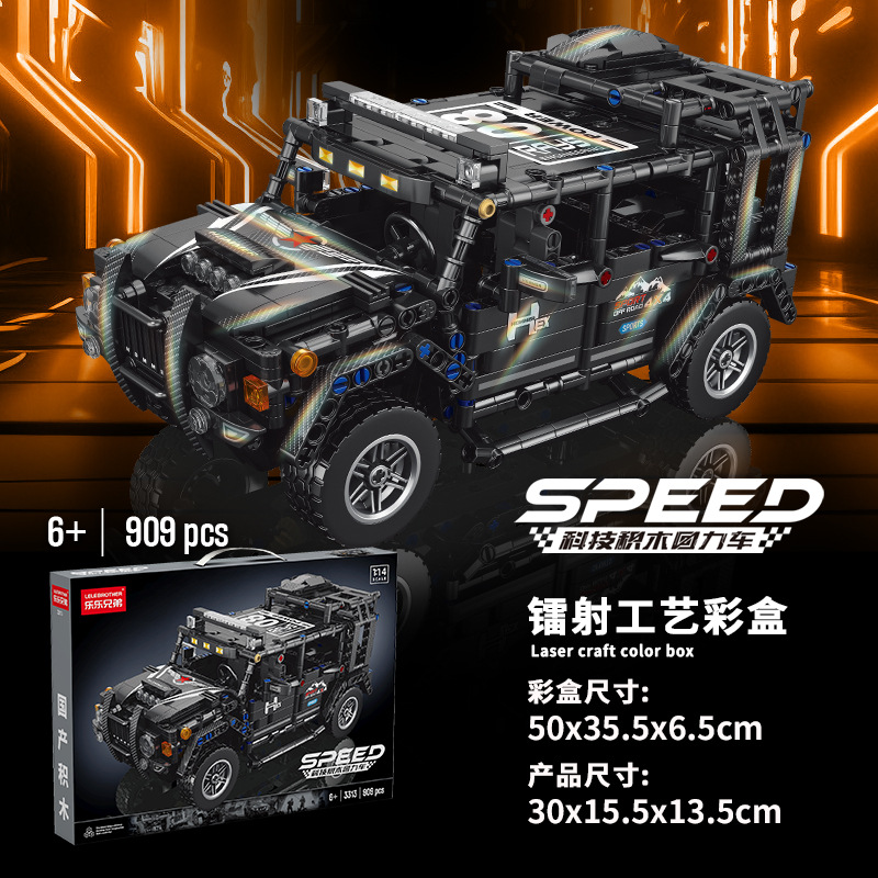 Building Set (Lego) Racing Car — Pull‑Back & 1:14 Remote Models, 55–910 pcs