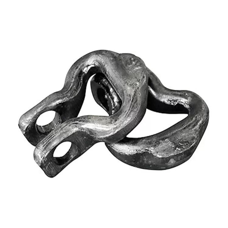22x86开口环 锻打双孔接链环 非同铸石刮板机配件22*86马蹄环