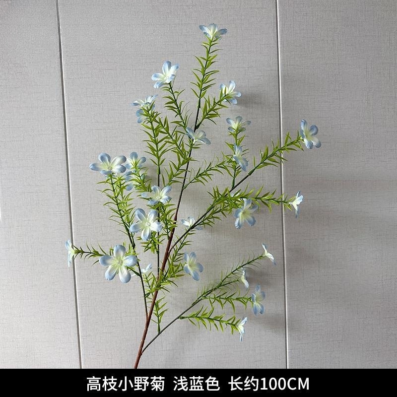 蓝色系仿真花婚礼婚庆场地场景布置道具装饰花艺花材花束假花批发|undefined