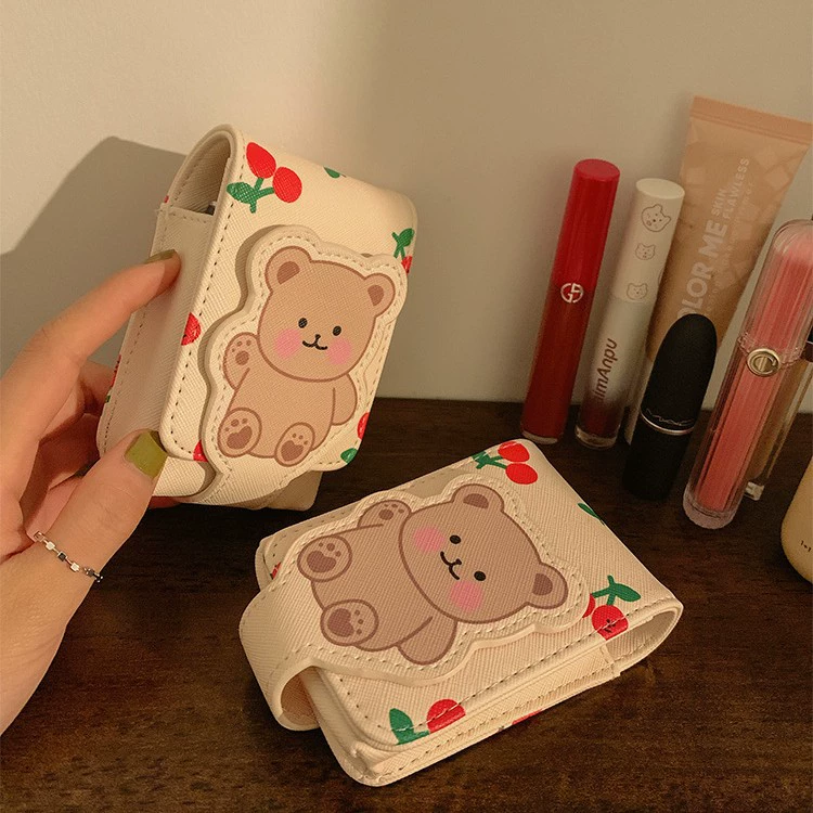 Медвежонок красный конверт с зеркалом мини-сумка