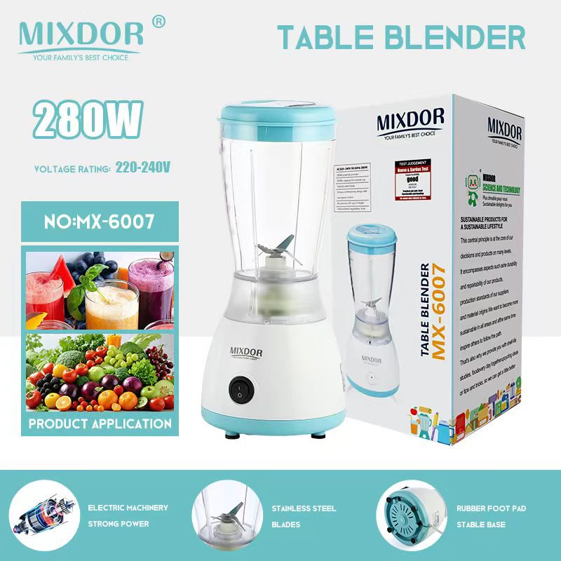 Cross-Border Mixdor Small Household Electric Blender Multifunctional Fully Automatic Blender Soy Milk Maker Food Processor