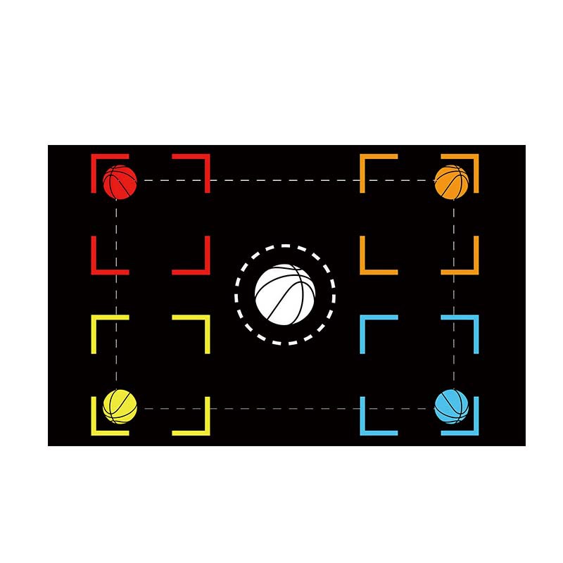 Baloncesto paso entrenamiento antideslizante indoor y outdoor entrenamiento de fútbol control de pelota drible reduciendo el ruido almohadilla de aislamiento de sonido