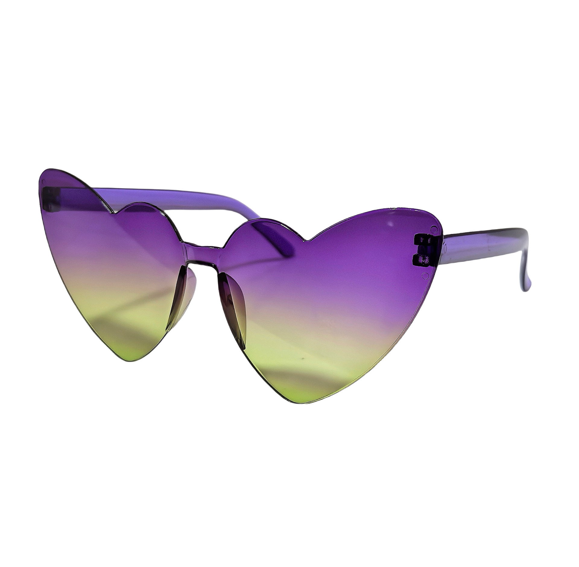 Gafas en forma de corazón Fábrica Gafas de amor de color gelatina de caramelo Personalidad Gafas de sol europeas y americanas Gafas de sol de corazón de melocotón para hombres y mujeres