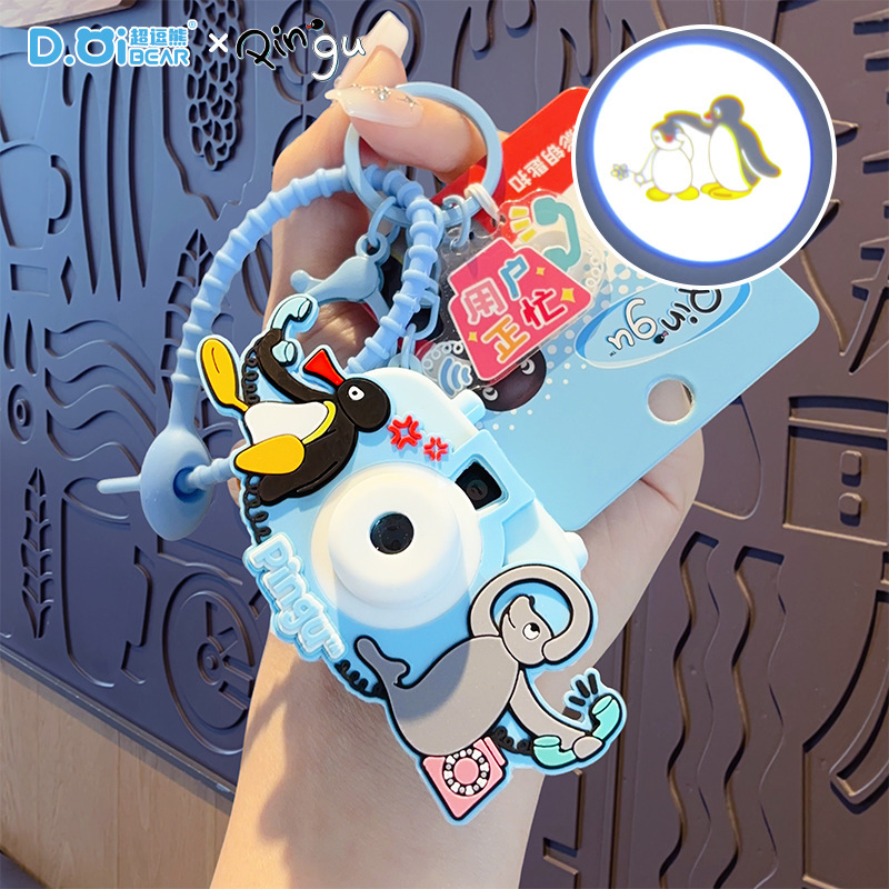 本物の新しいピングー ペンギン ドローストリング キーホルダー ペンダント 漫画学生スクールバッグ ペンダント クリエイティブ面白いおもちゃ|undefined