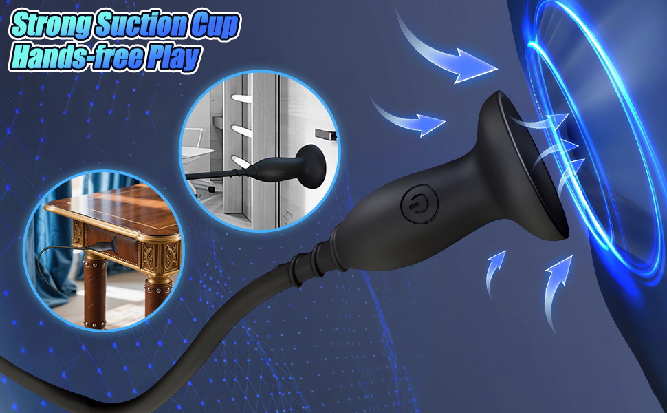 Electric Urethral Stimulator Rod, Silicone Sound Massager with Button Control, Black Large — detail image 4