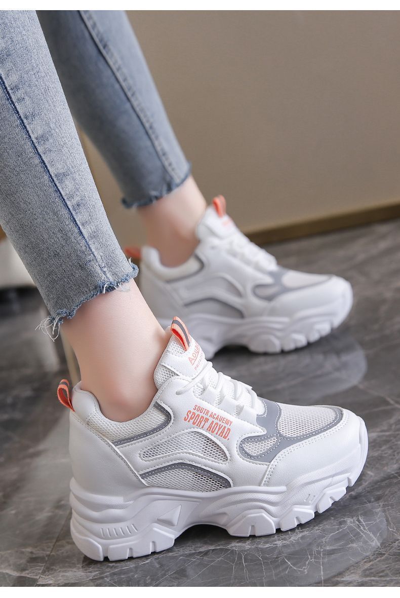 Damen Lederschuhe Arbeitsschuhe Sneakers Stoff Bequeme Sneakers Schuhe_voghion.com