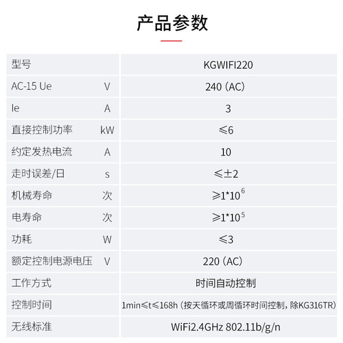 Delixi KG-WiFi wireless timing switching power supply 220v intelligent controller time control switch remote control