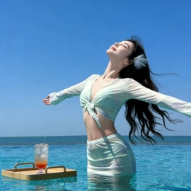 连体泳衣;儿童泳衣;比基尼