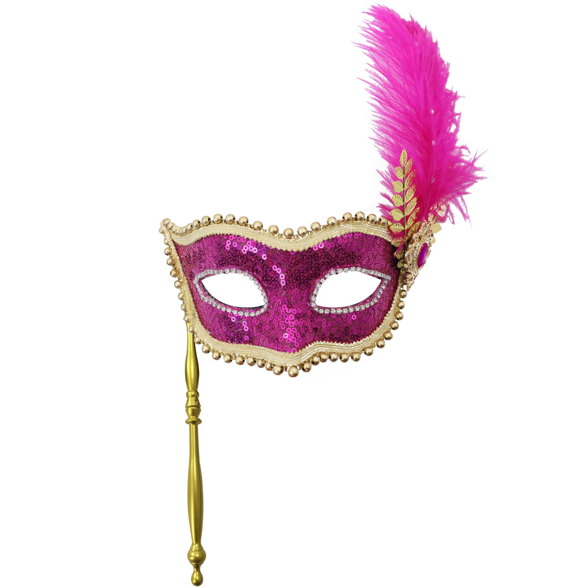 Amazon venta caliente de máscaras de sequillas de mano de borde lateral plumas metálicas mariposas maquillaje máscara de baile de damas