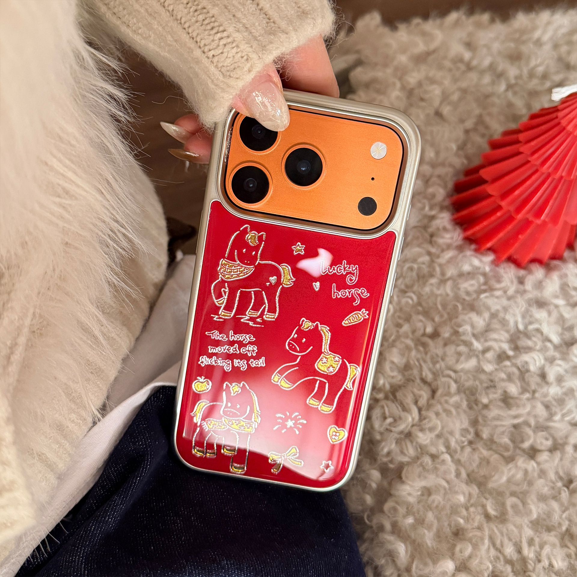 Funda protectora para iphone, carcasa con diseño para apple móvil_voghion.com