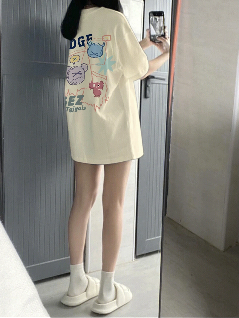Футболка oversize из хлопка с короткими рукавами, унисекс, летняя футболка, свободный покрой S–3XL