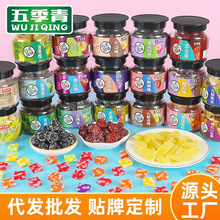 日式蜜饯罐装组合天山雪桔半边梅果脯休闲即食水果干糖果零食礼品