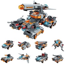 新款经典多款拼装积木变形合体星陨武神男孩益智生日礼物玩具