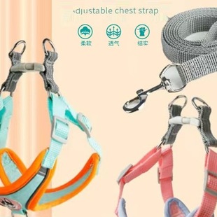 Small and Medium-Sized Dog Leash Vest-Style Dog Walking Rope Teddy French Bulldog Corgi Small Dog Harness