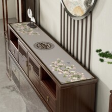 中式电视柜桌布防水防油免洗家用客厅玄关鞋柜边柜长条台面桌垫子