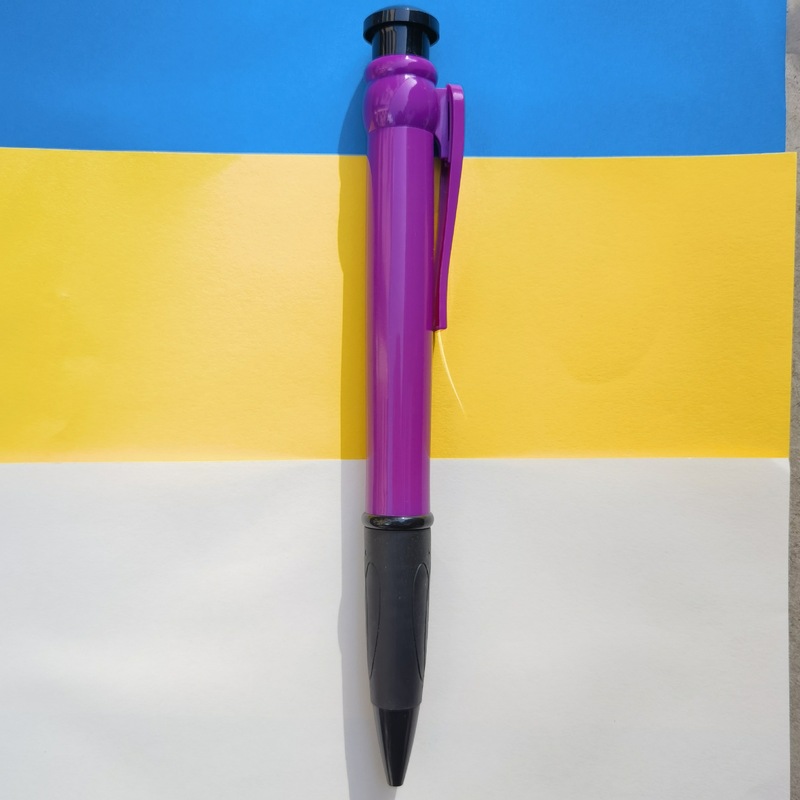 特大巨大ボールペン 個性派ペン 学生用 巨大毛糸ペン 28.5cm オリジナルブランド プラスチック製プッシュボタンペン|undefined