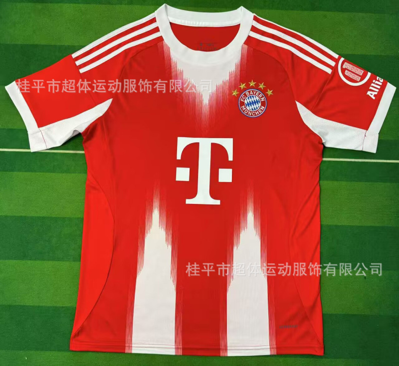 2526 バイエルン・ミュンヘン ホーム＆アウェイ ファンバージョン 刺繍入りジャージ BayernMunichjersey サッカー|undefined
