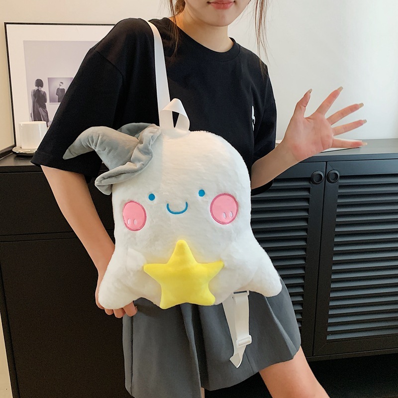 小額卸売りの玉桂犬のぬいぐるみのリュックサックの女の子のかわいいクロミの肩の斜めのショルダーバッグの親子プレゼント|undefined