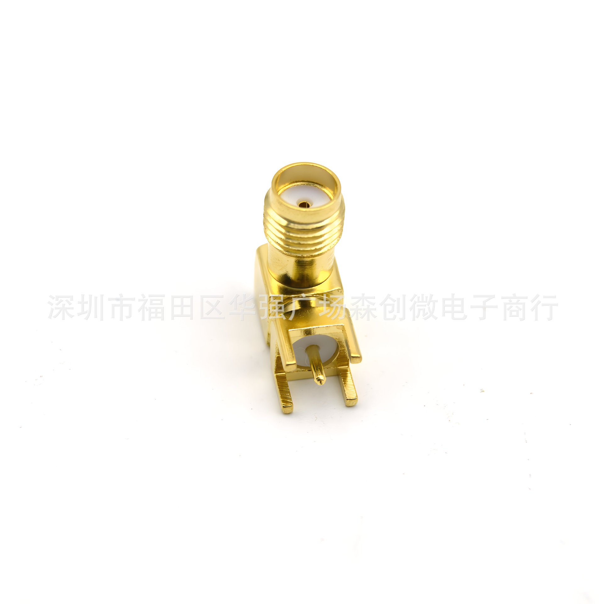 SMA弯脚 SMA-KWE外螺内孔 RF天线座90度射频座连接器高品质防尘帽