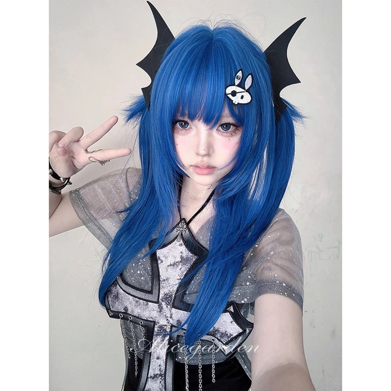 『星野咲』假发女长发Lolita魔法少女感高层次直发jk自然全头套式|undefined