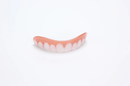 The fourth generation of simulated teeth braces, silicone upper and lower rows, whitening dentures, smile stickers, denture braces, one piece drop shipping