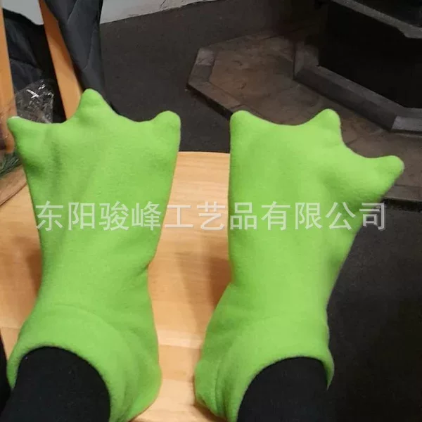 In-Stock Cross-Border Frog Floor Socks Adult Size Frog Feet Slippers, Popular Frog Slippers