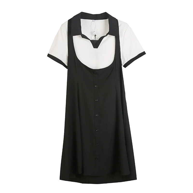 Летние подтяжки для платья, plus size, ворот polo