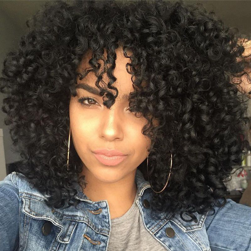 Women's Simple Style Street High Temperature Wire Short Curly Hair Wigs display picture 2
