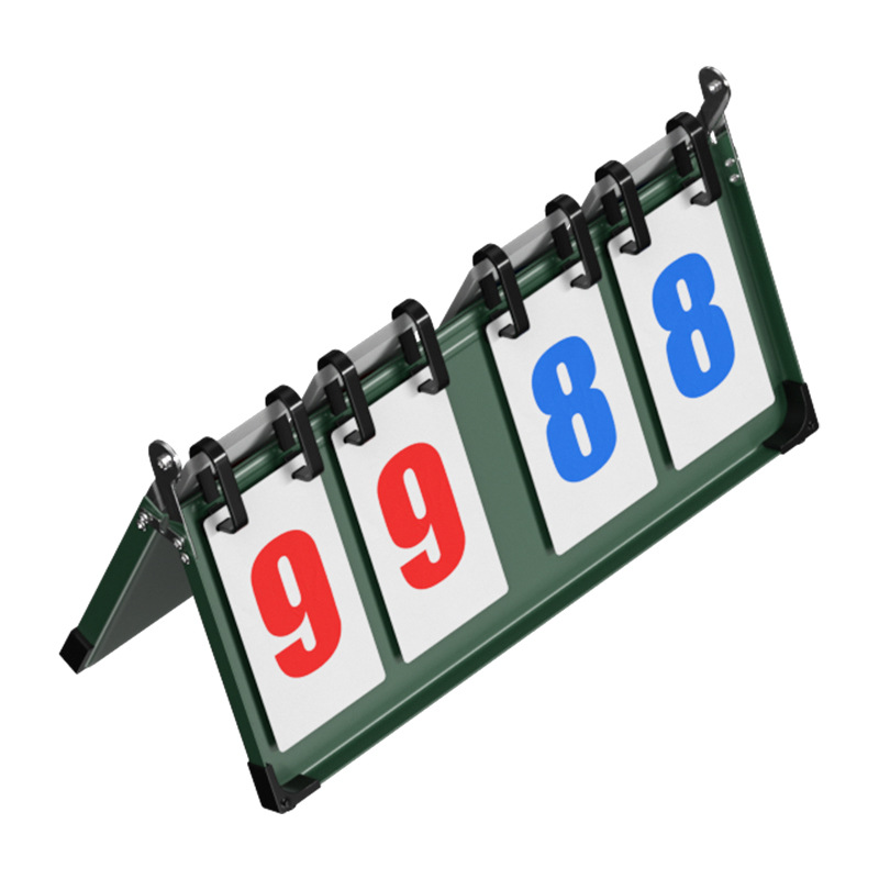 Juego de marcador Flip baloncesto billar fútbol bádminton soldado bola marcador Flip tarjeta marcador digital