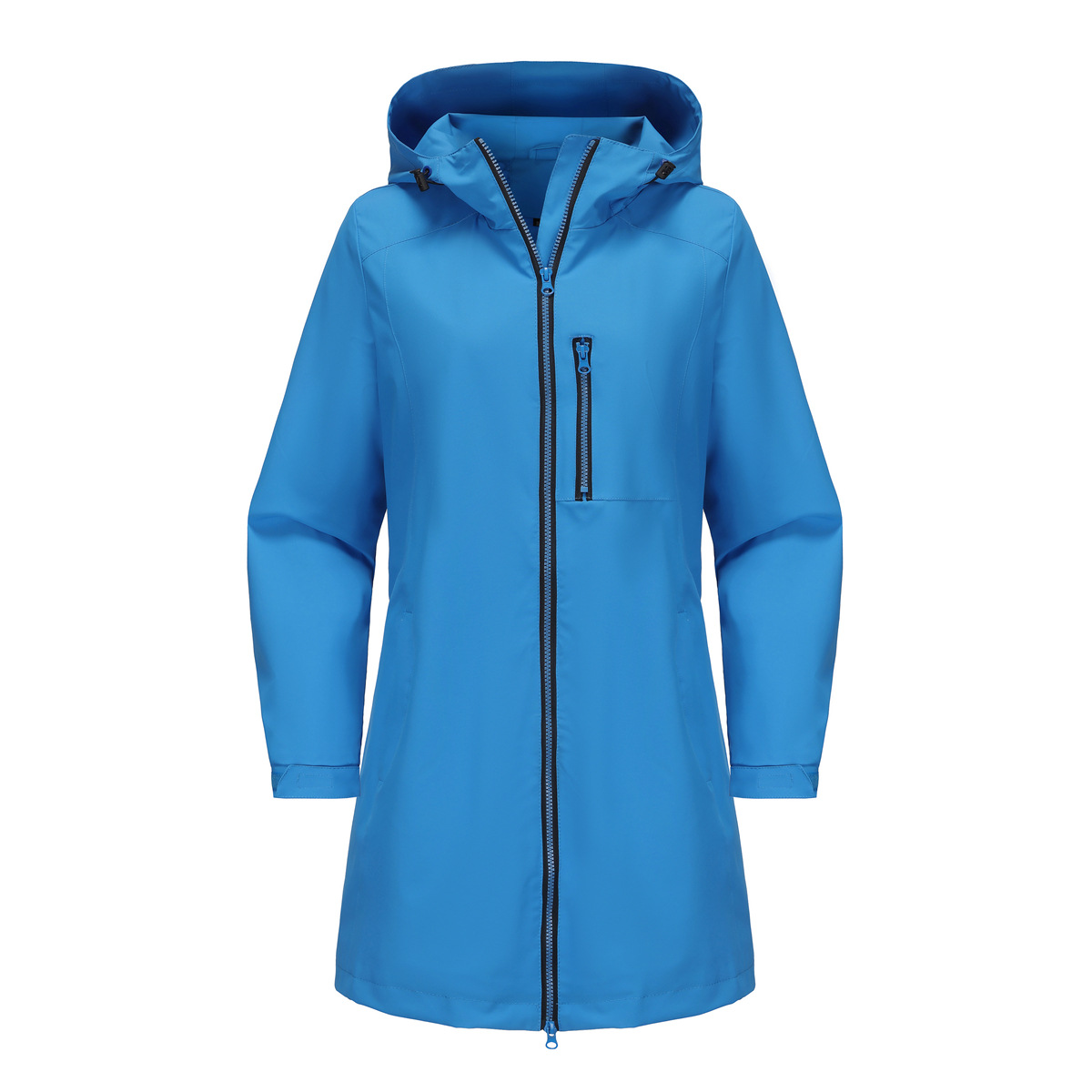 Vêtements pour femmes sports de plein air coupe-vent hydrofuge veste à capuche à manches longues pour femmes printemps et automne veste ample décontractée coupe-vent_voghion.com